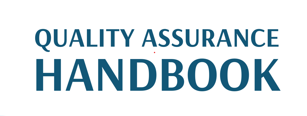 QUALITY ASSURANCE HANDBOOK
